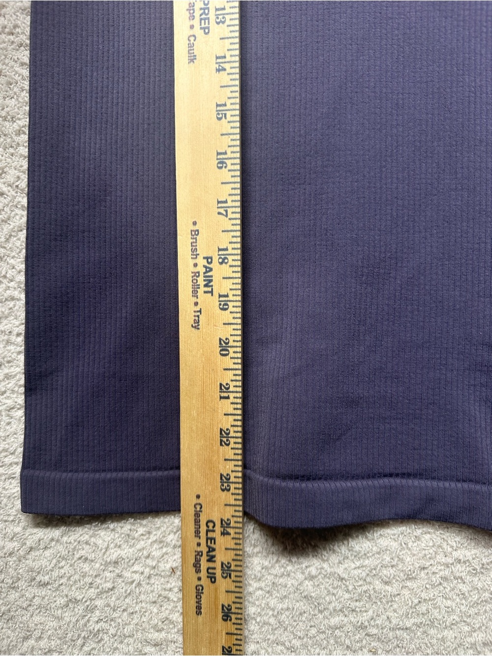 Athleta Renew Racerback Tank Top Medium Purple Ribbed High Neck Athletic Workout - Picture 6 of 6